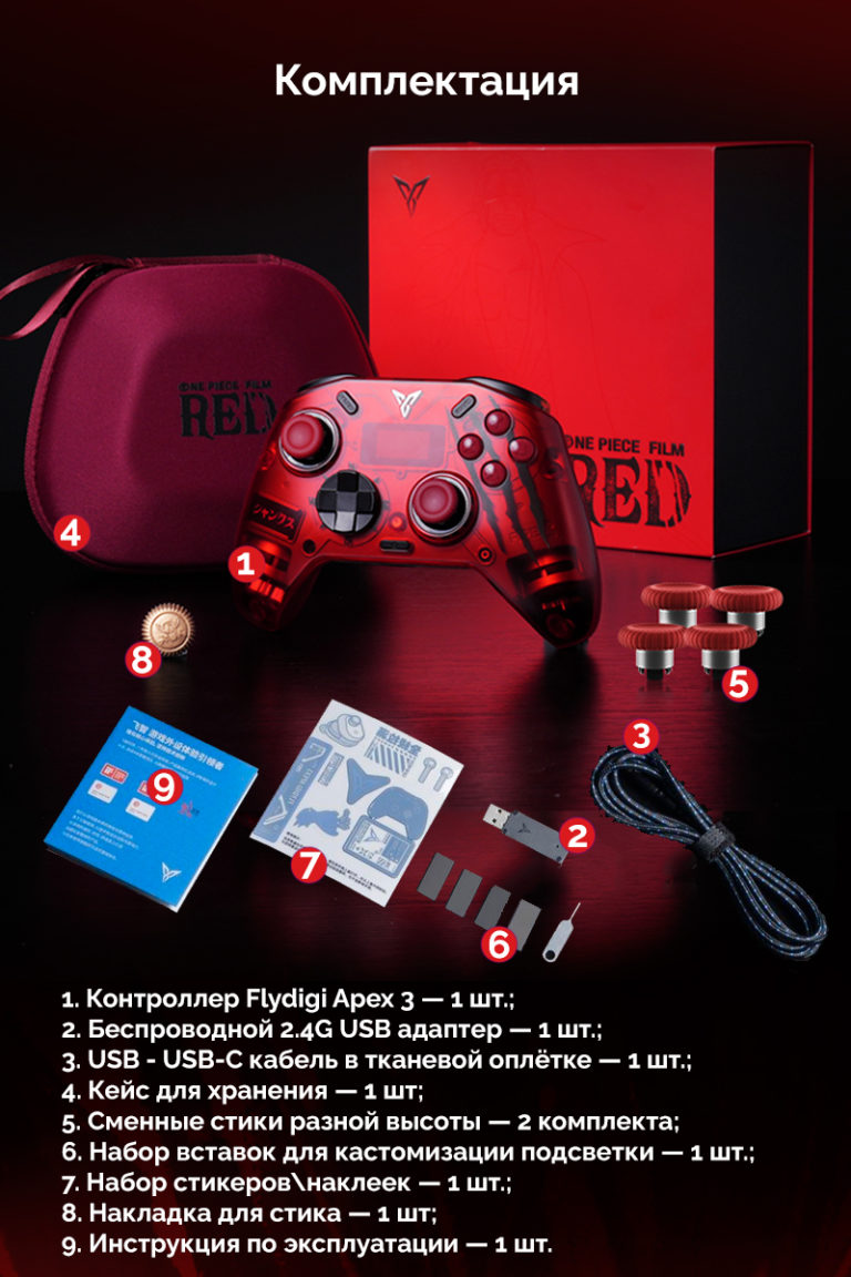 Apex 3 One Piece Film Red 17